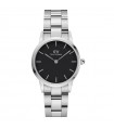 Daniel Wellington Woman's Iconic Link Black 28mm Watch - 0