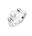 Uno De 50 Woman's Ring - Moody with Central Pearl - 0