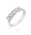 Riviere Crieri - Musa Ring in White Gold with Diamonds - 0