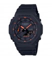 Orologio Casio Uomo - G-Shock Digitale Multifunzione 46mm Nero Arancione