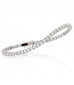 Bracciale Tennis Crieri Donna - Icon in Oro Bianco 18 Carati con Diamanti Bianchi 1,10 ct