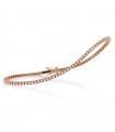 Crieri Woman's Tennis Bracelet - Icon in 18K Rose Gold with White Diamonds 0.95 ct - 0