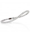 Bracciale Tennis Crieri Donna - Icon in Oro Bianco 18 Carati con Diamanti Bianchi 3,50 ct