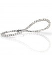 Bracciale Tennis Crieri Donna - Classic in Oro Bianco 18 Carati con Diamanti Bianchi 1,45 ct