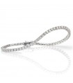 Tennis Woman's Bracelet Crieri - Classic in 18K White Gold with White Diamonds 1.55 ct - 0