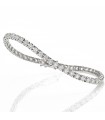 Bracciale Tennis Crieri Donna - Victoria in Oro Bianco 18 Carati con Diamanti Bianchi 1,18 ct