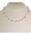 Rajola Woman's Necklace - Cecilia with Pearls, Tourmaline, Garnet and Apatite - 0