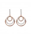 Bronzallure Altissima Women's Shiny Circle Earrings