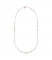 Bronzallure Woman Necklace - Variegated with Rose Quartz