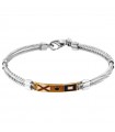 Giovepluvio Man's Bracelet with VIP plate - 0