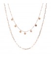 Bronzallure Woman Necklace - Double Wire Purity, Chain and Hearts