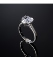 Chiara Ferragni Ring Woman - First Love Silver with White Zircons and White Heart - 18 - 0