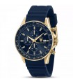 Maserati Men's Watch - Challenge Chronograph 44mm Gold Blue - 0