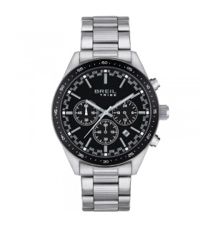 Breil Tribe Watch Janto Chronograph Silver 42mm Black