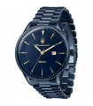 Maserati Men's Watch - Solar Time and Date 45mm Gold Blue - 0