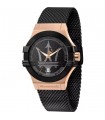 Maserati Men's Watch - Potenza Time and Date 40mm Black Rose Gold - 0