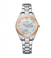 Citizen Woman's Watch - Lady Super Titanium Eco-Drive 30mm Mother of Pearl with Natural Diamonds - 0