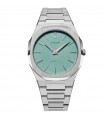 D1 Milano Man's Watch - Ultra Thin Green Drop 40mm Pastel Green - 0