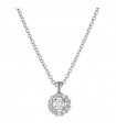 Buonocore Necklace - Pearls in 18K White Gold with Natural Diamonds 0.09 ct - 0