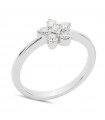 Buonocore - Flowers Ring in 18K White Gold Flower with Natural Diamonds 0.39 ct - 0