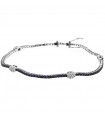Davite & Delucchi Tennis Bracelet with Diamonds and Sapphires for Women - 0