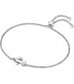 Women's Rosato Bracelet - Dreams with Anchor in 925% Silver with White Zircons