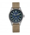 Orologio Hamilton Uomo - Khaki Field Titanium Automatico 42mm Blu