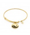 Bracciale Chrysalis da Donna - Talisman Yin Yang Gold