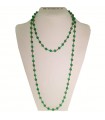 Rajola Woman's Necklace - Cecilia with Green Agate, Tourmaline and Garnet - 0