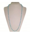 Rajola Woman's Necklace - Cecilia with Turquoise Paste, Apatite and Topaz - 0