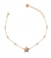 Bracciale Rue Des Mille da Donna - Stardust Tales Stella con Zirconi Bianchi Rose Gold