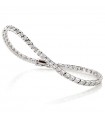 Crieri Faville Tennis Bracelet in White Gold with White Diamonds - 0