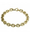 Chimento Bracelet - Tradition Gold Accents in 18K Yellow Gold with 19 cm Forzatina Chain