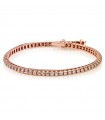 Bracciale tennis Crieri Futura oro rosa