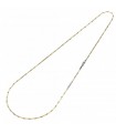 Chimento Man's Necklace - Tradition Gold Bamboo Classic in 18K Yellow Gold 50 cm - 0