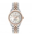 Philip Watch Watch Woman - Caribe Time and Date 35mm Rose Gold Mother of Pearl with Natural Diamonds - 0