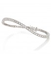 Crieri Musa Tennis Bracelet in White Gold with White Diamonds - 0