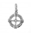 Giovepluvio Man's Pendant Wind Rose with Diamond - 0