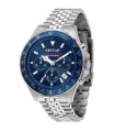 Sector Men's Watch - 230 Chronograph 43mm Silver and Blue