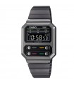 Casio Men's Watch - Vintage Time and Date Digital 32.7mm Black