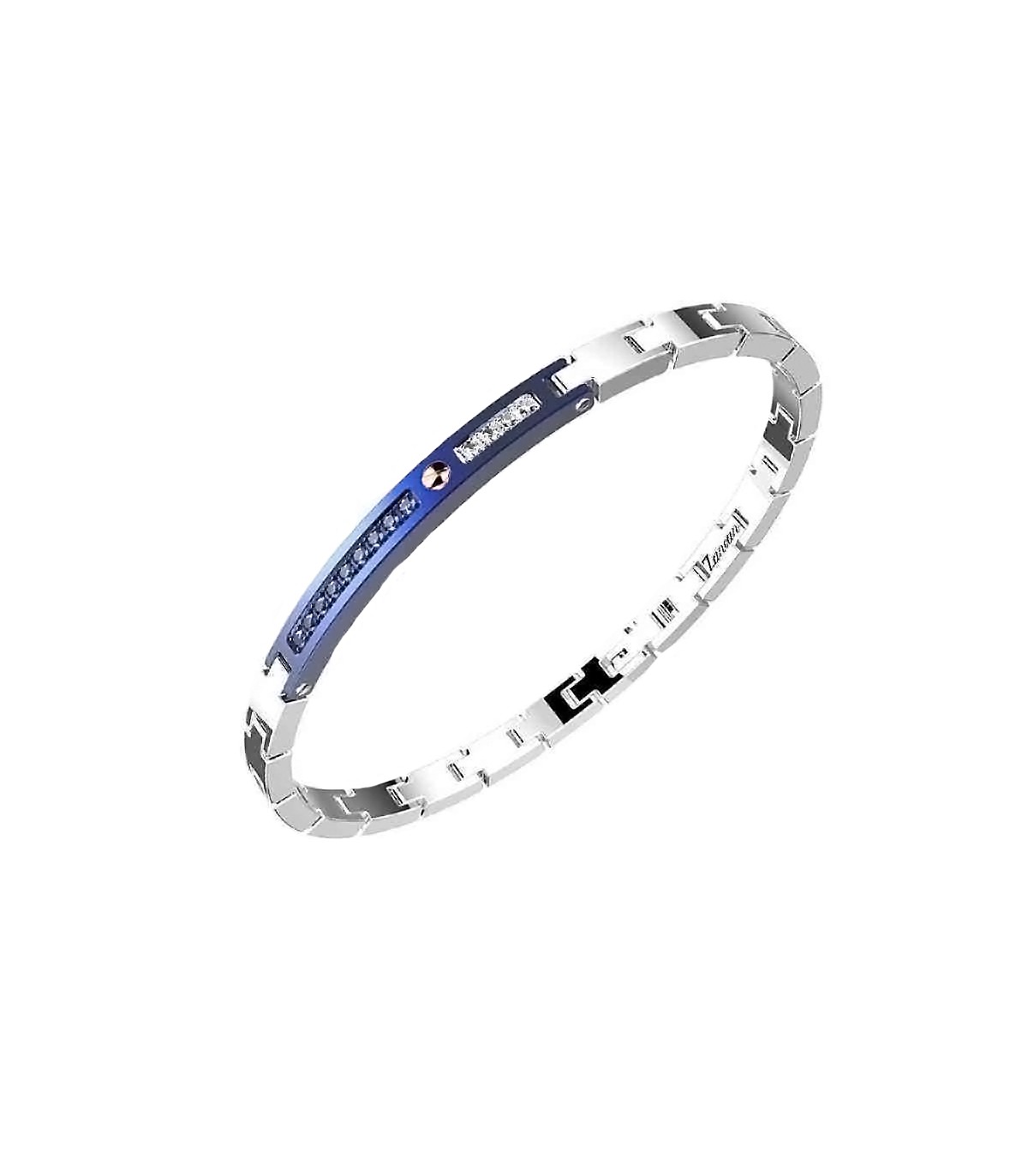 Buy ZIVOM® White Ceramic Silver 316L Stainless Steel Magnetic Bracelet For  Men at Amazon.in