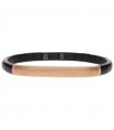 Bracciale Roberto Demeglio Uomo - Pura a Manetta in Ceramica Nera Satinata con Diamanti Bianchi 0,12 ct