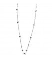 Boccadamo Women's Necklace - Je Suis in Rhodium Bronze with Spheres