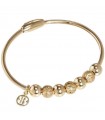 Boccadamo Women's Bracelet - Mimmi in Steel PVD Yellow Gold with Spheres