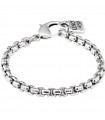 Uno de 50 Bracelet - Mercury - Chain - Size L - PUL1877NGR0000L