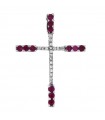 ChiricoPendant - Rood in White Gold with Diamonds and Rubies - 0