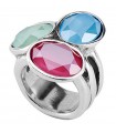 Uno de 50 Women's Ring - Treasure with Colored Swarovski Size XL