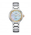 Citizen Woman's Watch - Lady Eco-Drive 32mm Super Titanium Champagne Mother of Pearl - 0