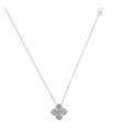 Chimento Woman's Necklace - in 18 carat White Gold with Pendant and 0.51 carat Natural Diamonds - 0