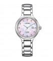 Citizen Woman's Watch - Lady Eco-Drive 32mm Super Titanium Mother of Pearl with Natural Diamonds - 0